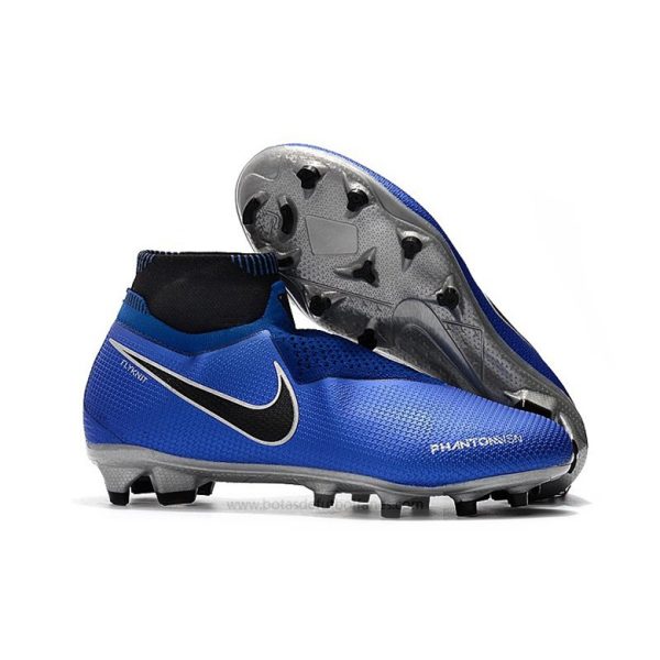 Nike Phantom Vision Elite DF FG Azul Plata